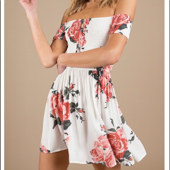 Tobi Dresses & Skirts - Tobi DARLIN' ROSE PRINT SKATER DRESS